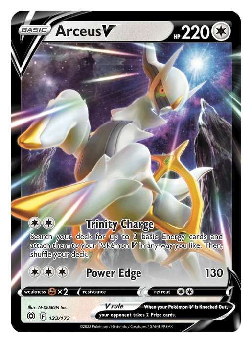 Arceus V (122/172) [Sword & Shield: Brilliant Stars] - for just $1.20! 