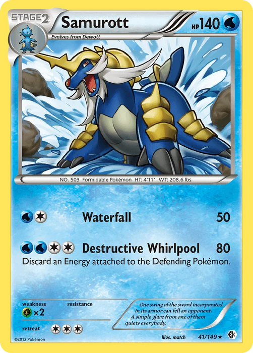 Samurott (41/149) [Black & White: Boundaries Crossed] - for just $0.75! 