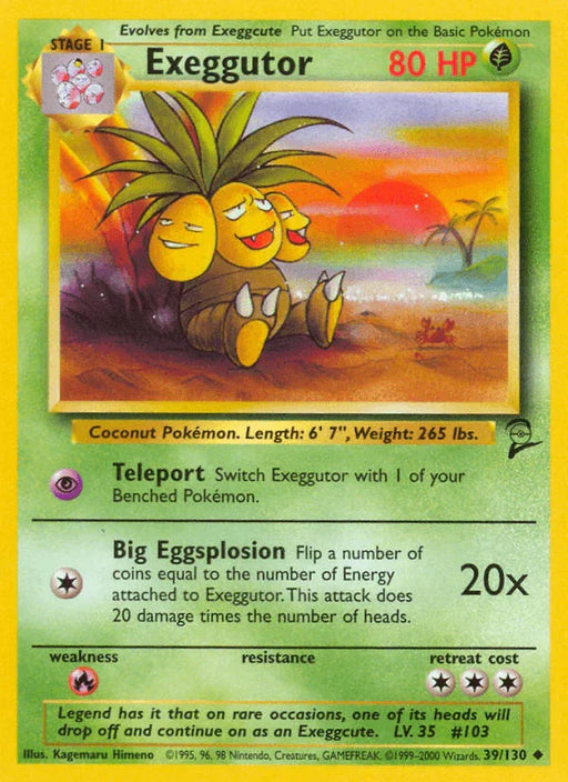 Exeggutor (39/130) [Base Set 2] - for just $0.55! 