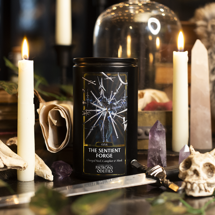 Cantrip Candles - Ozul, The Sentient Forge 16 oz. - for just $41.99! 