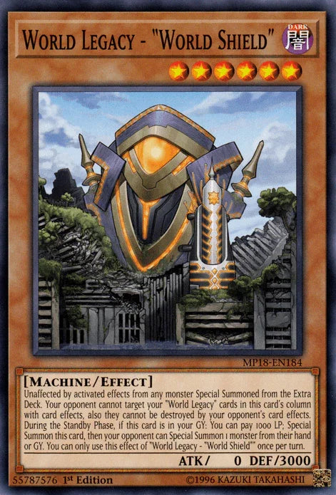 World Legacy - "World Shield" [MP18-EN184] Common - for just $0.10! 