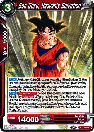 Son Goku, Heavenly Salvation (BT7-004) [Assault of the Saiyans] - for just $0.10! 