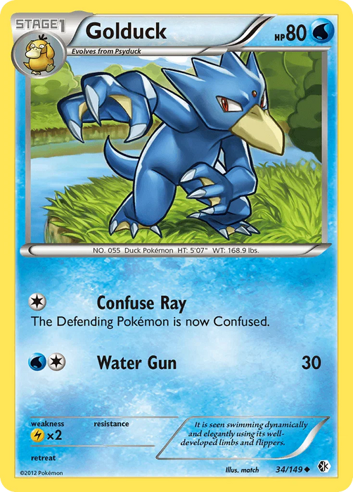 Golduck (34/149) [Black & White: Boundaries Crossed] - for just $0.15! 