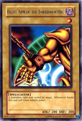 Right Arm of the Forbidden One [RP01-EN019] Rare - for just $6.20! 
