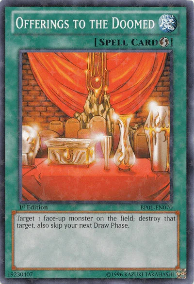 Offerings to the Doomed [BP01-EN070] Starfoil Rare - for just $0.10! 