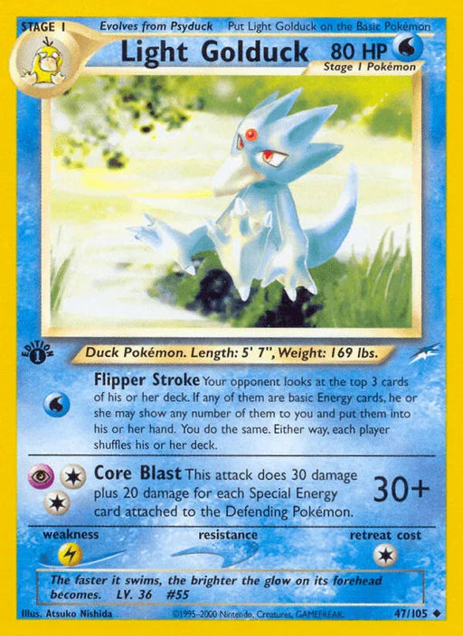 Light Golduck (47/105) [Neo Destiny 1st Edition] - for just $2.15! 