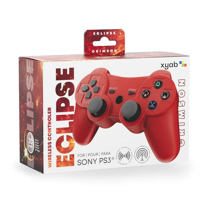 ECLIPSE Wireless Bluetooth Controller For PlayStation 3 (PS3) [Crimson] – PlayStation 3 Accessory (PS3) - for just $24.99! 
