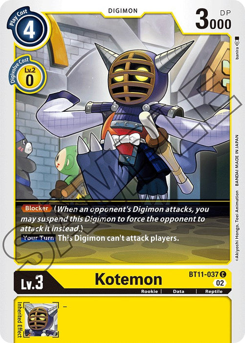 Kotemon [BT11-037] [Dimensional Phase] - Just $0.09! Shop now at Retro Gaming of Denver