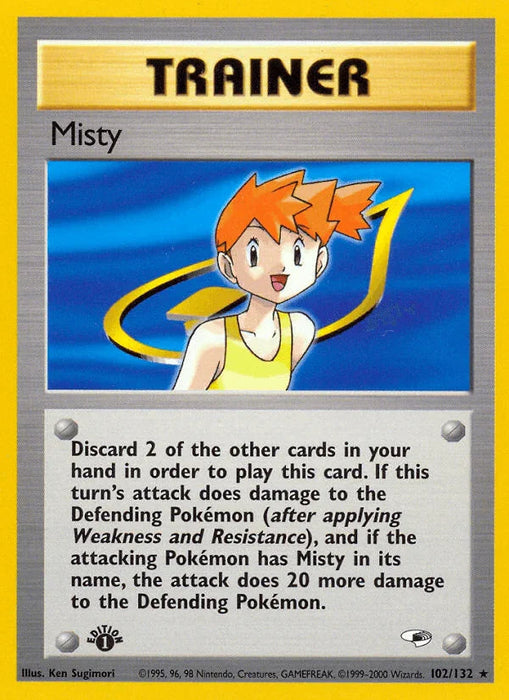 Misty (102/132) [Gym Heroes 1st Edition] - for just $3.55! 