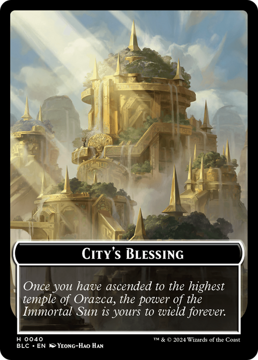 Hamster // City's Blessing Double-Sided Token [Bloomburrow Commander Tokens] - Just $0.15! Shop now at Retro Gaming of Denver