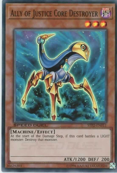 Ally of Justice Core Destroyer [STP2-EN011] Super Rare - for just $0.15! 