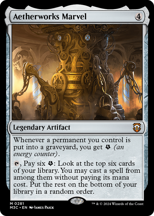 Aetherworks Marvel (M3C-281) - Modern Horizons 3 Commander - for just $0.09! 