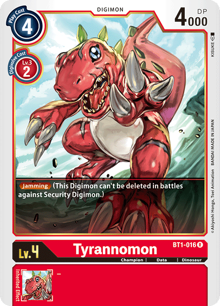 Tyrannomon [BT1-016] [Release Special Booster Ver.1.0] - Just $0.09! Shop now at Retro Gaming of Denver