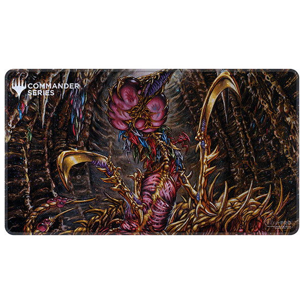 Playmat: MTG Holofoil- Commander Series 6- Sliver Queen - for just $30.99! 