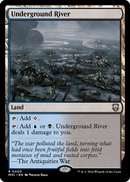 Underground River (Ripple Foil) [Modern Horizons 3 Commander] - Just $2.45! Shop now at Retro Gaming of Denver