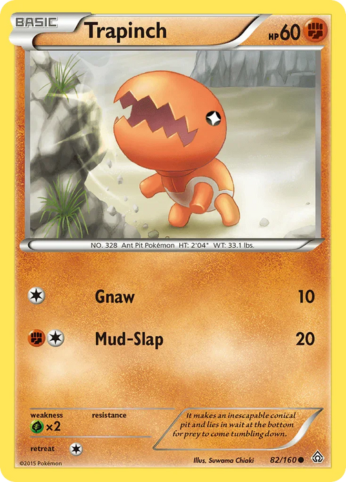 Trapinch (82/160) [XY: Primal Clash] - for just $0.10! 