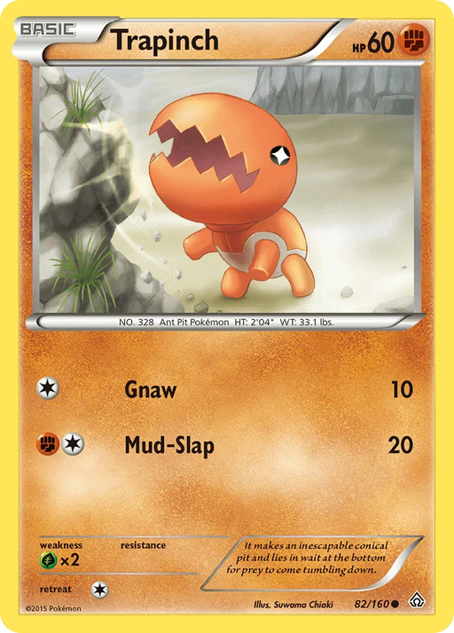 Trapinch (82/160) [XY: Primal Clash] - for just $0.10! 