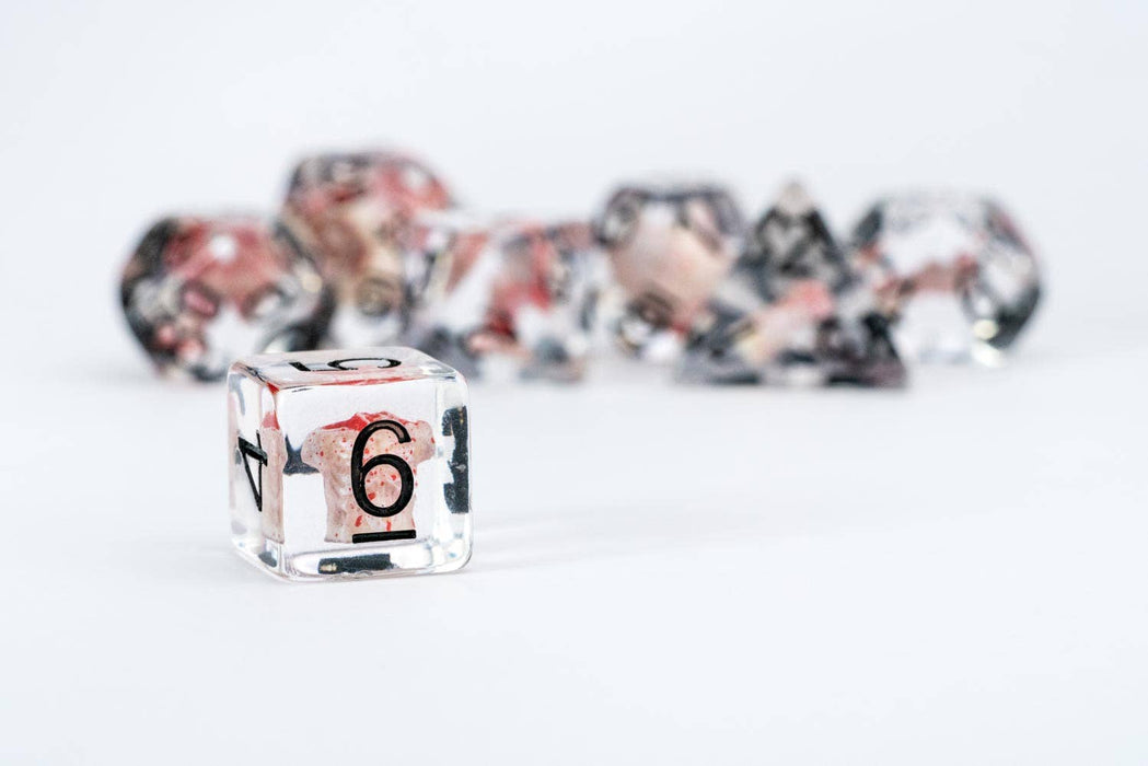 The Walking Dead Dismembered Zombie Resin Poly Dice Set - for just $24.99! 