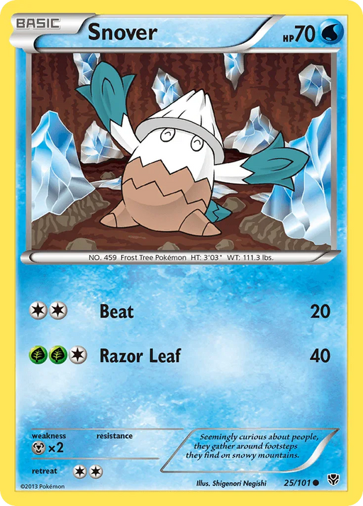 Snover (25/101) [Black & White: Plasma Blast] - for just $0.15! 