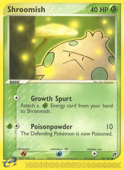Shroomish (78/100) [EX: Sandstorm] - for just $0.40! 
