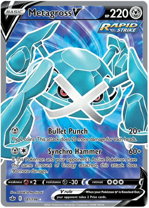 Metagross V (181/198) [Sword & Shield: Chilling Reign] - for just $1.70! 