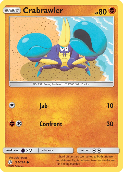 Crabrawler (121/236) [Sun & Moon: Cosmic Eclipse] - for just $0.10! 