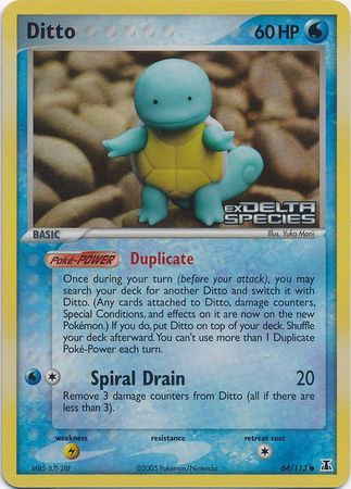 Ditto (64/113) (Stamped) [EX: Delta Species] - Just $15.75! Shop now at Retro Gaming of Denver