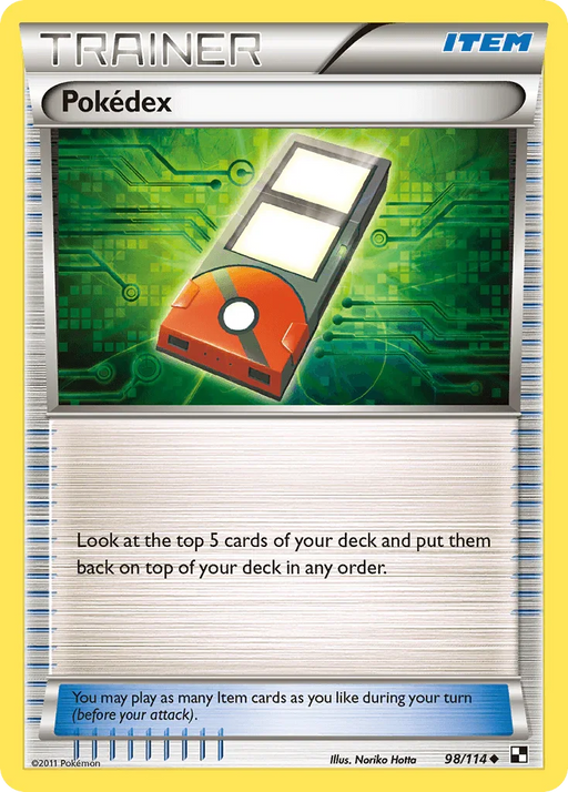 Pokedex (98/114) [Black & White: Base Set] - for just $0.10! 