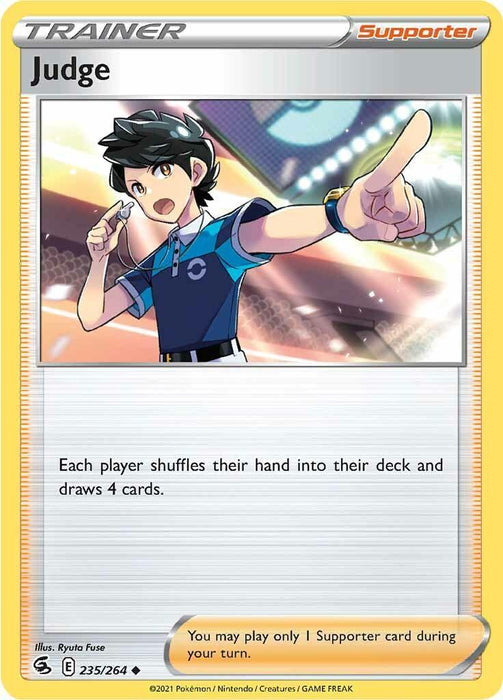 Judge (235/264) [Sword & Shield: Fusion Strike] - for just $0.10! 