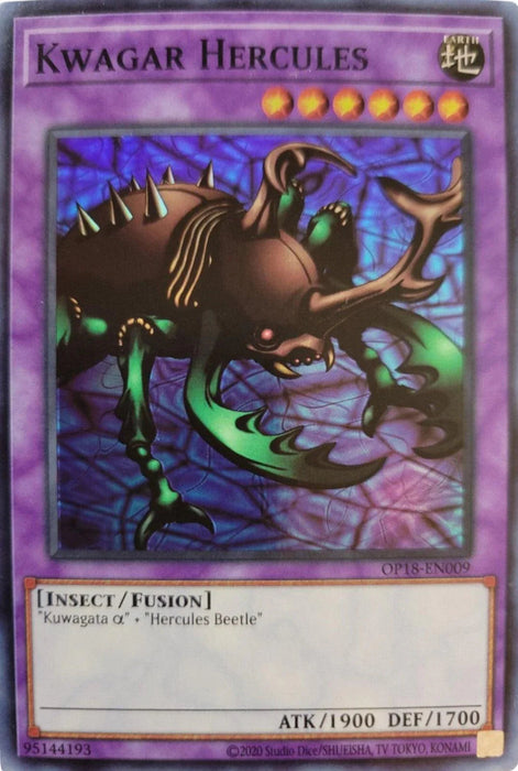 Kwagar Hercules [OP18-EN009] Super Rare - for just $0.10! 