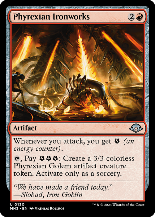 Phyrexian Ironworks (MH3-130) - Modern Horizons 3 - for just $0.06! 