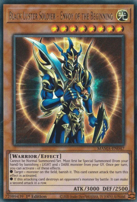 Black Luster Soldier - Envoy of the Beginning [MAMA-EN047] Ultra Rare - for just $2.40! 