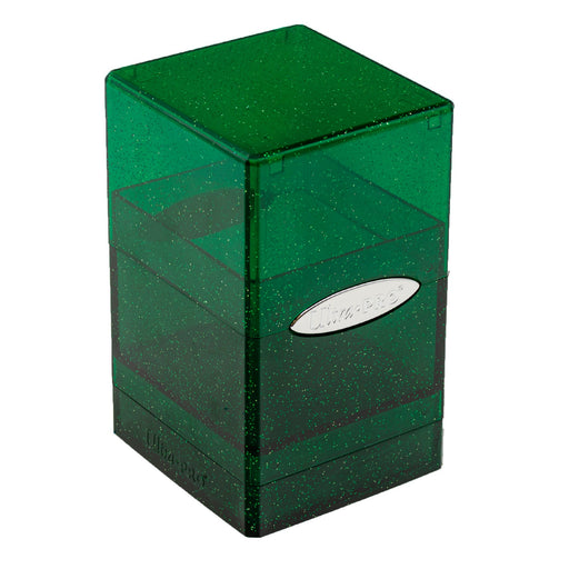Ultra PRO: Satin Tower - Glitter Green - for just $0! 