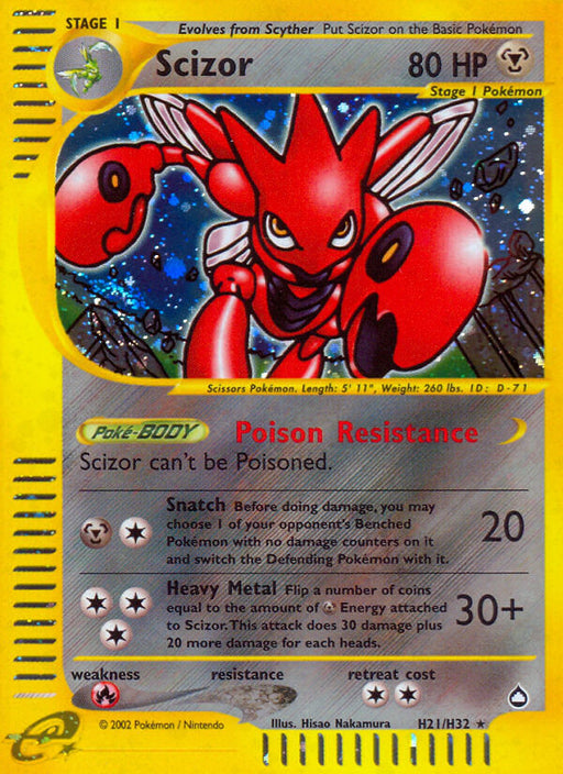 Scizor (H21/H32) [Aquapolis] - Just $57.75! Shop now at Retro Gaming of Denver