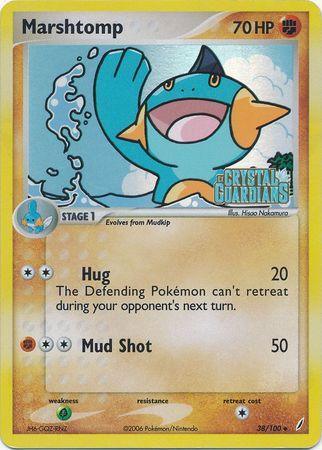 Marshtomp (38/100) (Stamped) [EX: Crystal Guardians] - for just $6.45! 