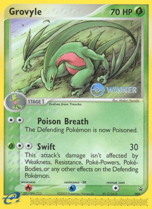 Grovyle (004) [Nintendo: Black Star Promos] - for just $6.70! 