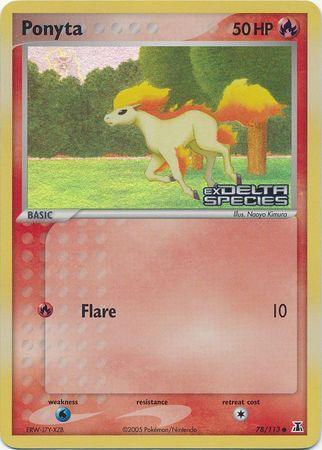 Ponyta (78/113) (Stamped) [EX: Delta Species] - for just $6.75! 