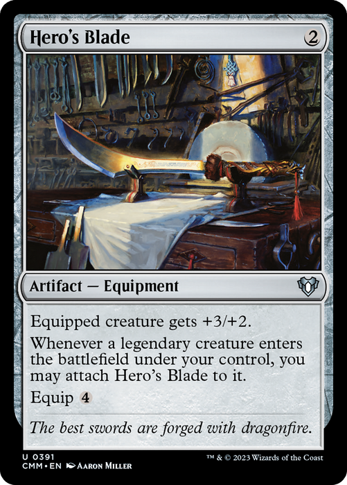 Hero's Blade (CMM-391) - Commander Masters - for just $0.05! 