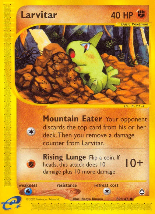 Larvitar (89/147) [Aquapolis] - for just $3! 