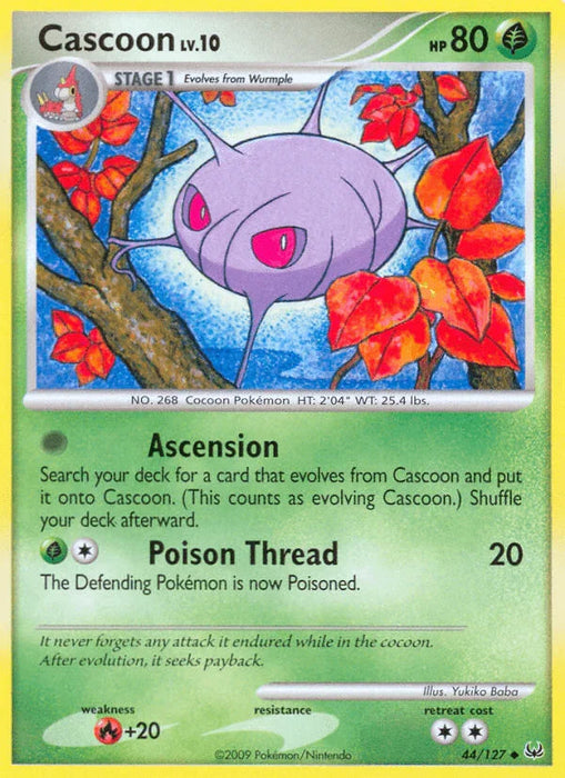 Cascoon (44/127) [Platinum: Base Set] - for just $0.30! 
