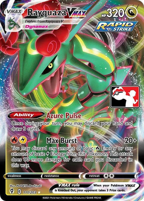 Rayquaza VMAX (111/203) [Prize Pack Series One] - for just $108.20! 
