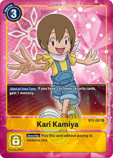 Kari Kamiya [BT2-087] (Buy-A-Box Promo) [Release Special Booster Ver.1.0 Promos] - Just $0.25! Shop now at Retro Gaming of Denver