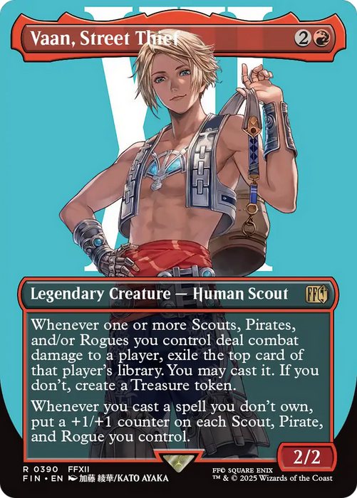 Vaan, Street Thief (FIN-390) - FINAL FANTASY (Borderless) Foil - for just $0.35! 