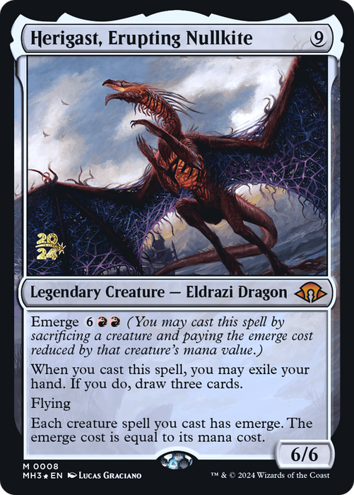 Herigast, Erupting Nullkite (PRE-008) - Modern Horizons 3 Promos Foil - for just $2.17! 