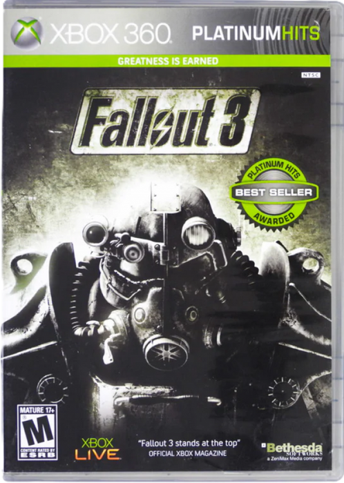 Fallout 3 [Platinum Hits] – Xbox 360 (X360) - for just $13.99! 