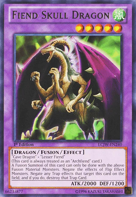 Fiend Skull Dragon [LCJW-EN240] Rare - for just $0.45! 