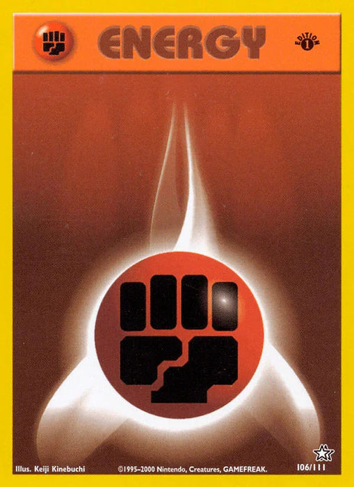 Fighting Energy (106/111) [Neo Genesis 1st Edition] - for just $0.30! 