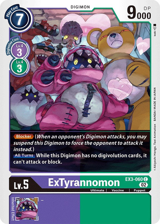 ExTyrannomon [EX3-060] [Draconic Roar] - Just $0.09! Shop now at Retro Gaming of Denver