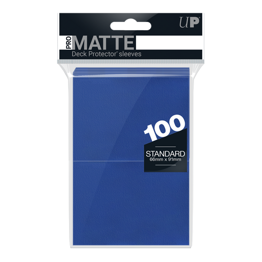 Ultra PRO: Standard 100ct Sleeves - PRO-Matte (Blue) - Just $0! Shop now at Retro Gaming of Denver