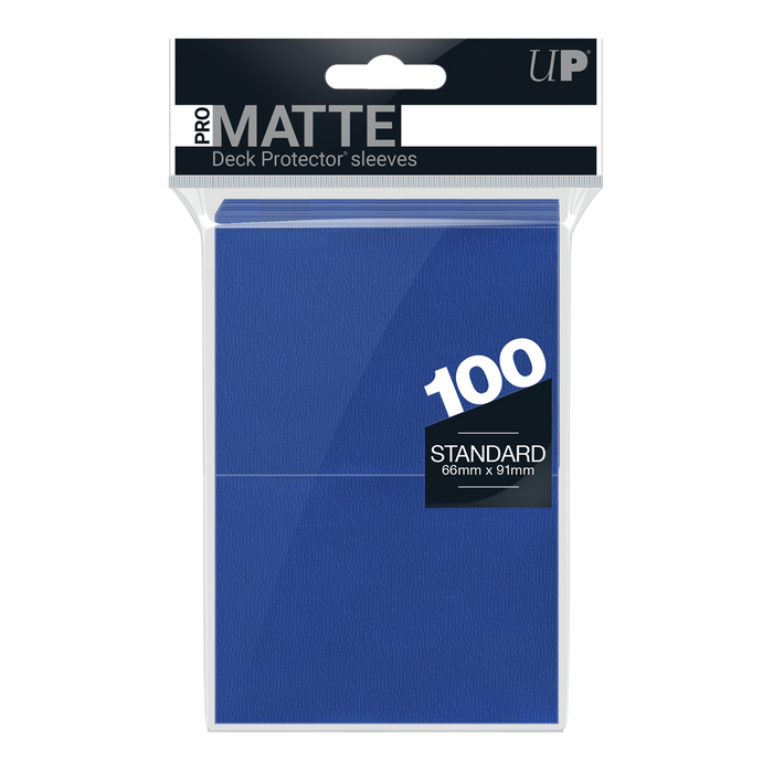 Ultra PRO: Standard 100ct Sleeves - PRO-Matte (Blue) - Just $0! Shop now at Retro Gaming of Denver